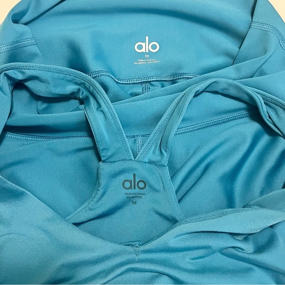 ALO set yoga 7/8 High Waist Airlift Legging Airbrush Real Bra Tank top leggings - Picture 2 of 5